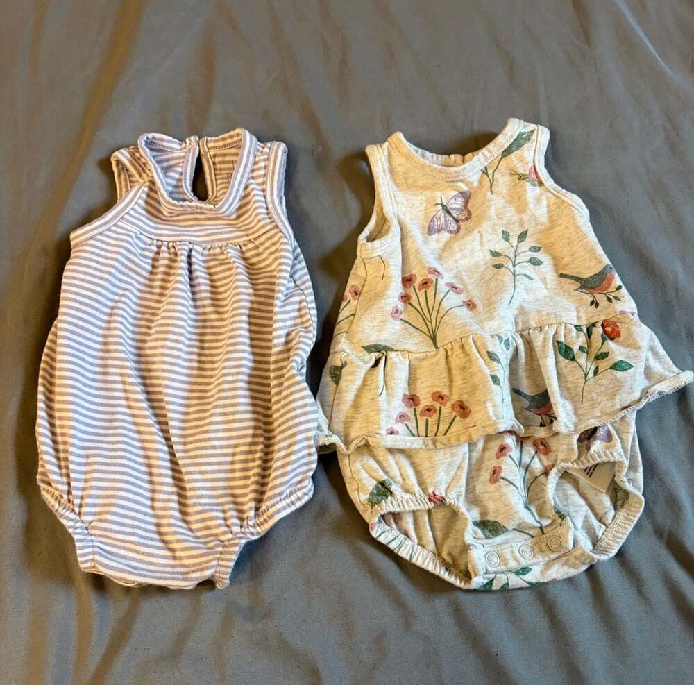 Little Planet Organic by Carter's Baby Romper Newborn Organic Cotton